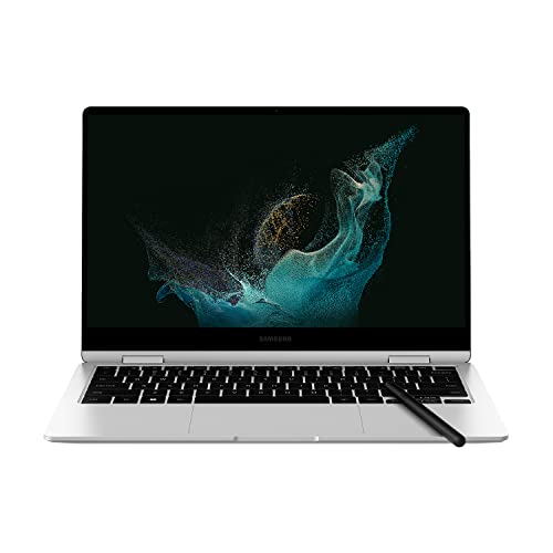 Samsung Galaxy Book2 Pro 360 Intel 12th Gen i7 EvoTM 33.78 cm (13.3″) Touchscreen 2-in-1 AMOLED Thin & Light Laptop (16 GB/512 GB SSD/Windows 11/MS Office/with S Pen/Silver/1.04Kg), NP930QED-KB2IN
