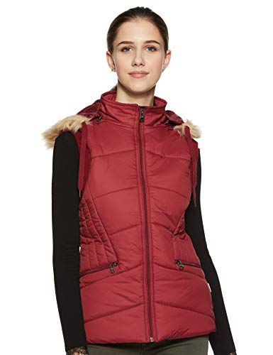 Cazibe Women’s Jacket Maroon2 M