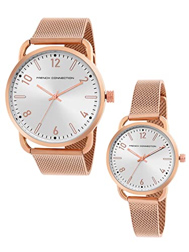 French Connection Analog Silver Dial Unisex’s Watch-FCN00011C