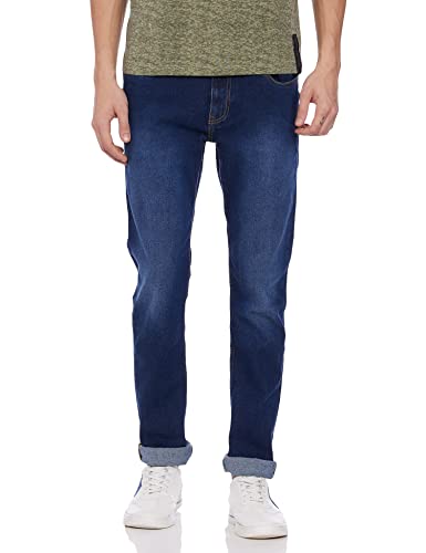 Amazon Brand – House & Shields Men’s Relaxed Jeans (HSD-RL-07_Mid Blue_32)