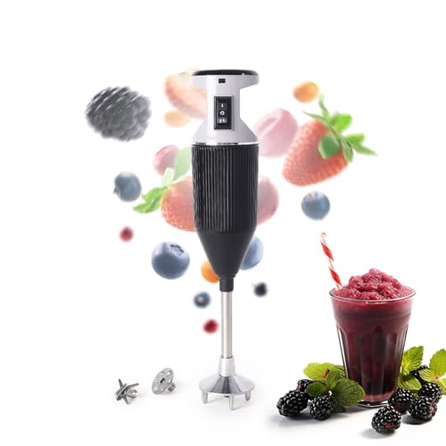 Wonderchef Prima Plus Electric 250 W Hand BlenderIPortableIHot & Cold BlendingIFood Grade Stainless SteelBladesINon- detachable Steel RodI2 Speed Button I Wall Mount Holder I 2 Years Warranty I Black