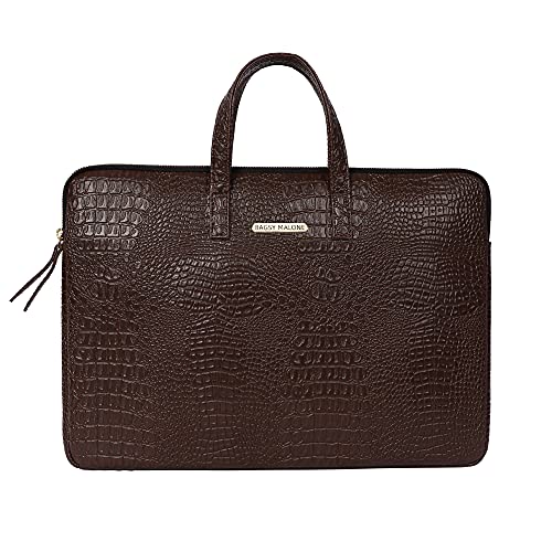 Bagsy Malone Unisex-Adult Messenger Bag (Croco Brown)
