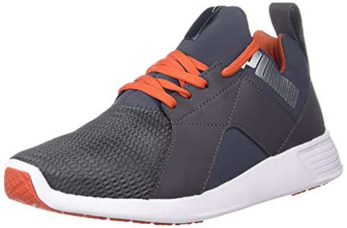 Puma men Zod Runner NM Asphalt-Pureed Pumpkin-Silver Running Shoe – 10 UK (37079010)