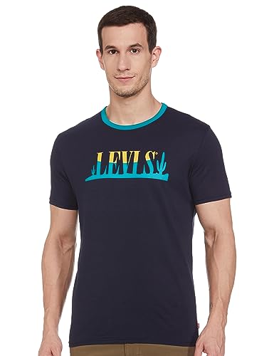Levi’s Men’s Regular Fit T-Shirt (16961-0295_Navy