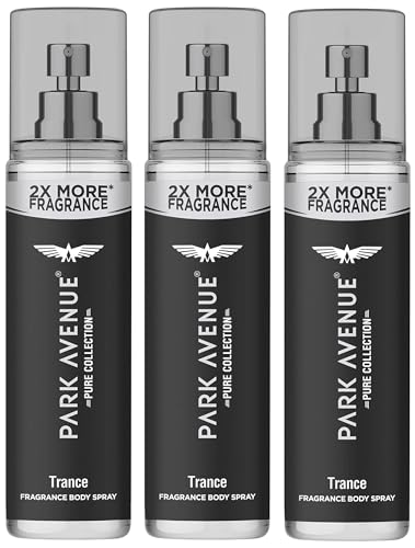Park Avenue Pure Collection Trance Fragrance Body Spray for Men, 135ml (Pack of 3)