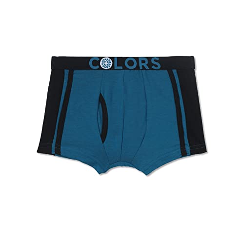 Rupa Frontline Colors Kid’s Front Open Athlefit Mini Trunks 120 | Soft-Touch Cotton Stretch | Snug Fit | Breathable Fabric | Pack of 1 Royal Blue