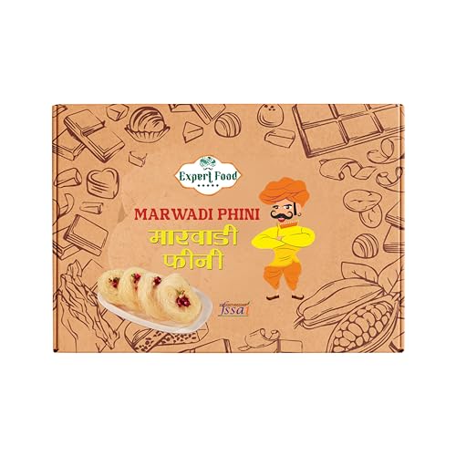 Expert Foods Rajasthani Phinni I Jodhpur Sweet Kesar Finni I Doodh Fini Indian Sweets (Without Sugar) (900 g)