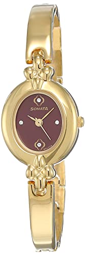 Sonata Analog Gold Dial Women’s Watch NM8093YM02/NN8093YM02/NP8093YM02