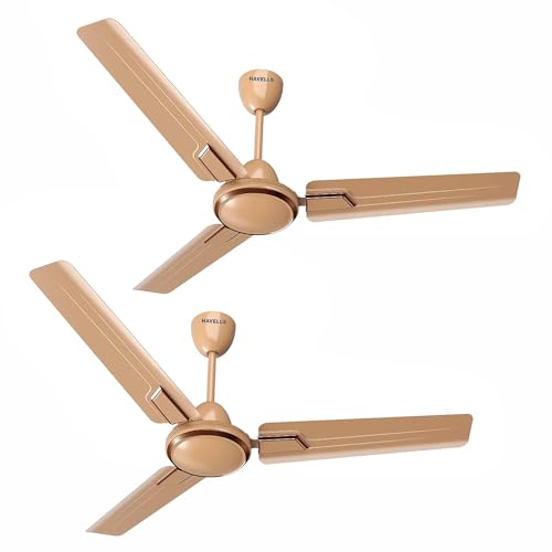 Havells 1200mm Andria Energy Saving Ceiling Fan (Quartz, Pack of 2)