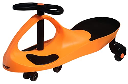Brunte Kids Swing Cars Magic Swing Cars for Kids | Ride on Car for Kids, PP Scratch Free Wheels | Push Ride on Toy Kids Car | Ride on Magic Car for Kids to Drive 3 to 8 Years Boy Girl (Orange)