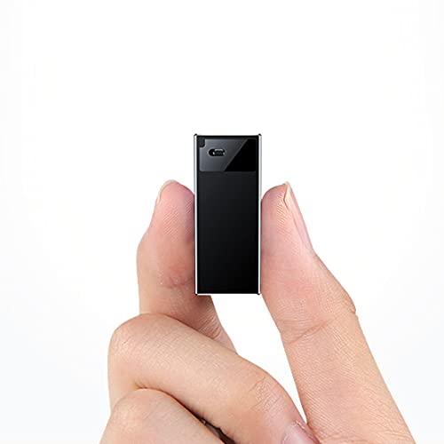 TECHNOVIEW 64GB Voice Activated Recorder with The Longest Battery Life, Continuous Recording up to 15 Days, MP3 Audio Records for Home/Office/Class/Interviews/Car – Black