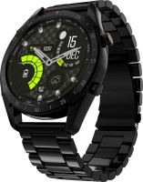 Vibez by Lifelong Sigma Luxury Smartwatch with Metal Case & Stainless-Steel Strap Smartwatch(Black Strap, Free)