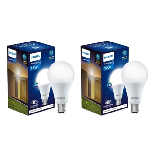 EcoLink 9-Watt Base B22 LED Bulb (Cool White,Pack of 2)