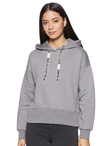 Amazon Brand – Symbol Women’s Cotton Blend Hooded Neck Sweatshirt(AW18WNSSW21_Sky Blue_X-Small_Sky Blue_XS)