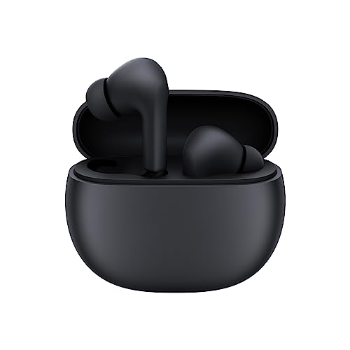 Redmi Buds 4 Active – Bass Black, 12mm Drivers(Premium Sound Quality), Up to 30 Hours Battery Life, Google Fast Pair, IPX4, Bluetooth 5.3, ENC, Up to 60ms Low Latency Mode, App Support