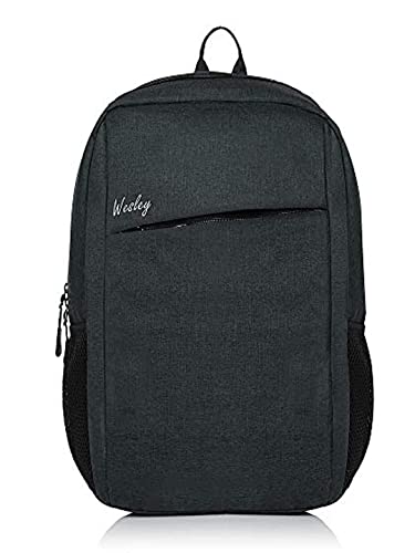 Wesley 25 ltr Casual backpack unisex daypack/schoolbag/collegebag/tuitionbag/multi-purposebackpack (Black)