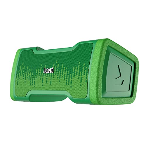 boAt Stone 1000v2 14W Bluetooth Speaker Signature Sound, Upto 8 Hours Playback, Rugged Design, Integrated Controls, Bluetooth v5.0, IPX5, Type-c Interface(Goblin Green)