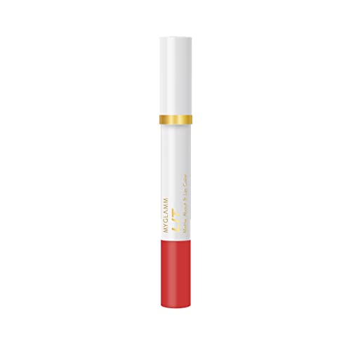 MyGlamm Matte About It Lip Color-Cherry Tap-2.8gm