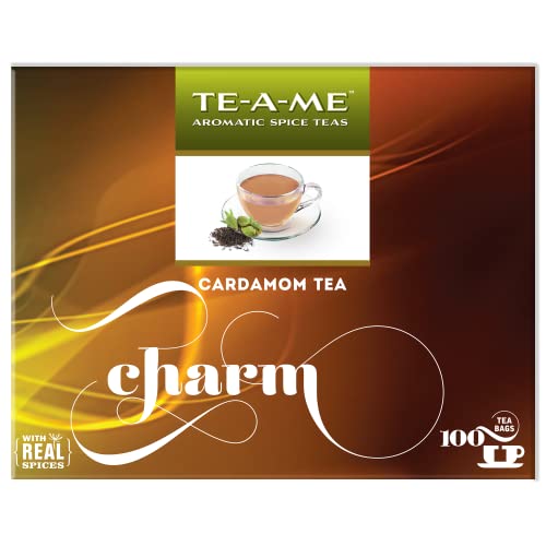 TE-A-ME Black Lemon Tea Bags 25 Pieces | Robust Black Tea with Natural Lemon Flavour | 25 Sugar Free Lemon Tea Sachets Bags | 100% Natural Ingredients