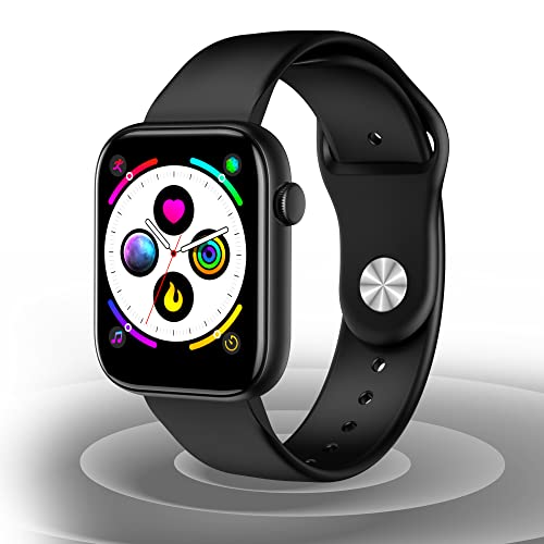 GIONEE STYLFIT GSW11 Smartwatch with Large 1.8 IPS Display, SpO2 & Stress Monitor, Heart Rate Monitor & 200+ Watch Faces (Ebony Black)