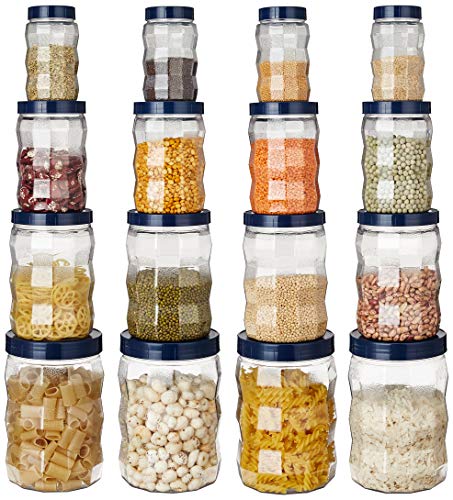 Amazon Brand – Solimo Water Bottle, Spill-Proof, Ergonomic, Safe For Refrigerator, Freezer And Dishwasher (Stainless Steel With Pp Lid, Set Of 2, 1 Red And 1 Blue), 1 Liters