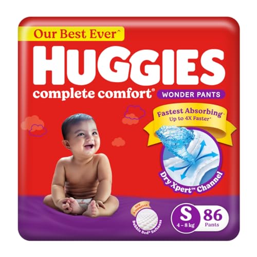 Supples Premium Diapers, X-Large (XL), 54 Count, 12-17 Kg, 12 hrs Absorption Baby Diaper Pants