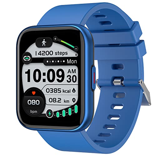 Fire-Boltt Ring Pro Bluetooth Calling, 1.75” 320 * 385px High Res, IP68 & SpO2 Monitoring, Pin Code Locking Functionality & Split Screen Access, Built in Mic & Speaker for HD Calls