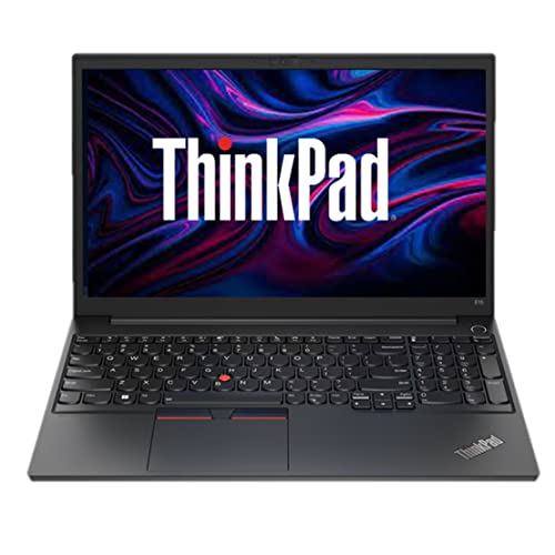 Lenovo ThinkPad E15 Intel Core i5 12th Gen 15.6″ FHD Thin and Light Laptop (8GB RAM/512GB SSD/DOS/FPR/Black/1.7 kg), 21E6S05G00