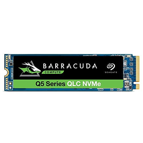 Seagate Barracuda Q5 SSD 500GB up to 2400 MB/s – Internal M.2 NVMe PCIe Gen3 ×4, 3D QLC for Desktop or Laptop, 1-Year Rescue Services (ZP500CV3A001)