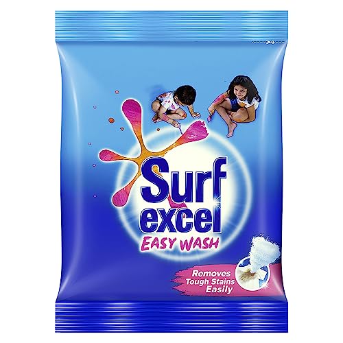 Surf Excel Easy Wash Detergent Powder 5 Kg | Superfine Washing Powder | Dissolves Easily & Removes Tough Stains | Suitable For All Washing Machines, 1 Count