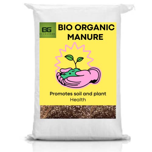 Elamgreen Bio Organic manure fertilizer for plants/Toxic free Plant fertilizer for all Flowering plants, vegetables and fruits home gardening,terrace garden (5kg)