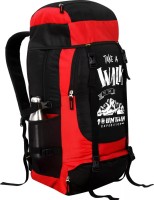 SASCO Gear up, Rucksack, Hiking & Trekking Backpack Laptop Compartment Rucksack – 70 L Rucksack  – 70 L(Red, Black)
