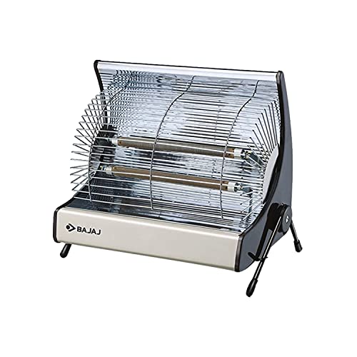 Bajaj Deluxe 2000 Watts Halogen Room Heater (Steel, ISI Approved), Multicolor