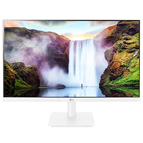 LG Full HD 54.5 cm (21.5 Inches) Monitor, 1920 X 1080 Pixels, Wide Angle VA LCD Monitor – AMD Freesync, 75 Hz, with VGA, HDMI, Audio Out Ports, 3 Year Warranty – 22MP410(White)