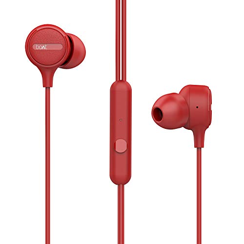 pTron Newly Launched Musicbot Lite 5W Mini Bluetooth Speaker with 6Hrs Playtime, Immersive Sound, 40mm Driver, BT5.1 with Strong Connectivity, Portable Design, Integrated Music and Call Control (Red)