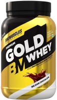 BIGMUSCLES NUTRITION Premium Gold Whey | 25g Protein Per Serving, 0g Sugar,5.5g BCAA Whey Protein(750 g, Belgian Chocolate)