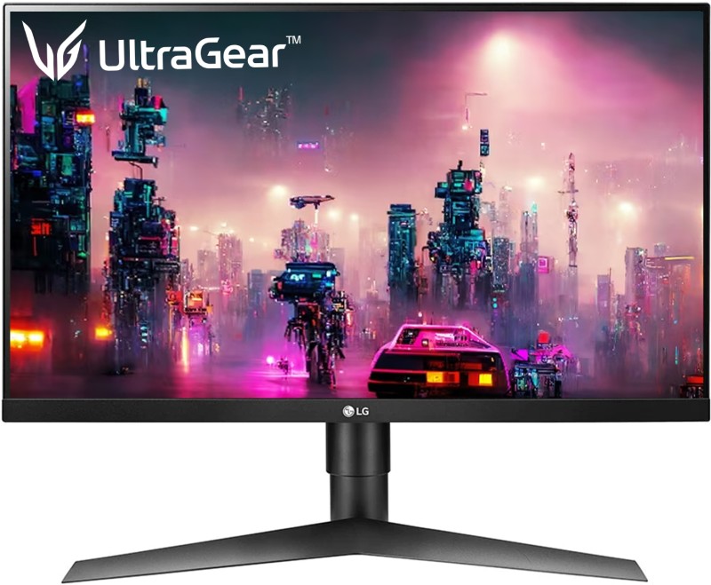 LG 27 inch Full HD LED Backlit IPS Panel with HDMI & DP Ports, Height Adjustable Stand Gaming Monitor (27GL650F)(NVIDIA G Sync, Response Time: 1 ms, 144 Hz Refresh Rate)