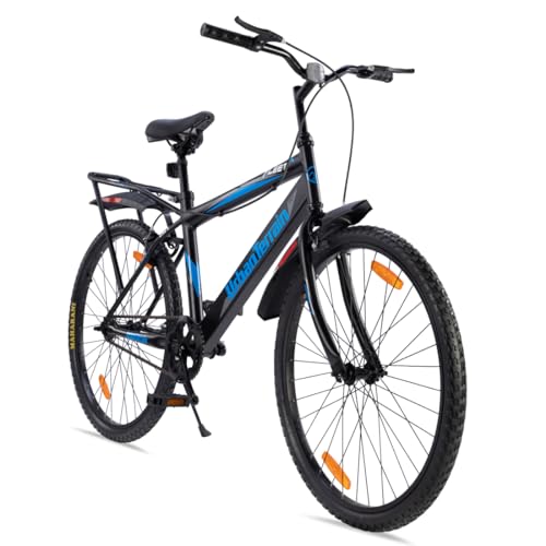 Urban Terrain FLEETIBC26TBLUE Single Speed Mountain Bike with Free Cycling Event & Ride Tracking App by Cultsport (17 Inch Frame, Ideal for Unisex)