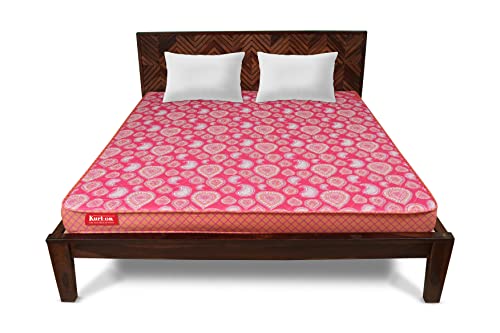 Kurl-On Mattress |Natural Coir Pad Mattress |5-Inch King Size Mattress|78x72x5 Inches Firm Support, Coir Mattress.