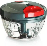 DDecora 3 Stainless Steel Blade, powerful mini handy quick 450 ml (GRAY) Vegetable & Fruit Chopper(1)