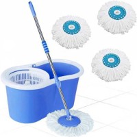 V-MOP Premium Classic Blue bucket Mop Set Mop Set(Blue)