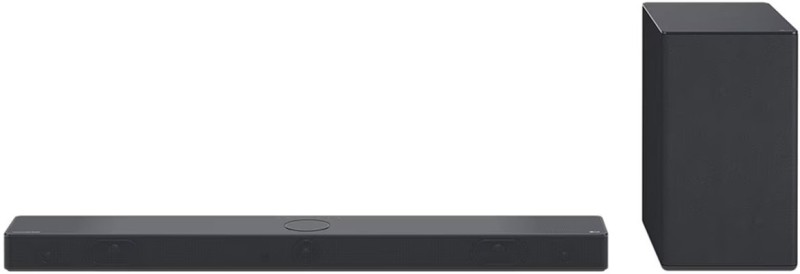 LG SC9S, Dolby Atmos, IMAX Enhanced, OLED C2/C3 (55/65/77) Matching Bracket inside 400 W Bluetooth Soundbar(Dark Steel Silver, 3.1.3 Channel)