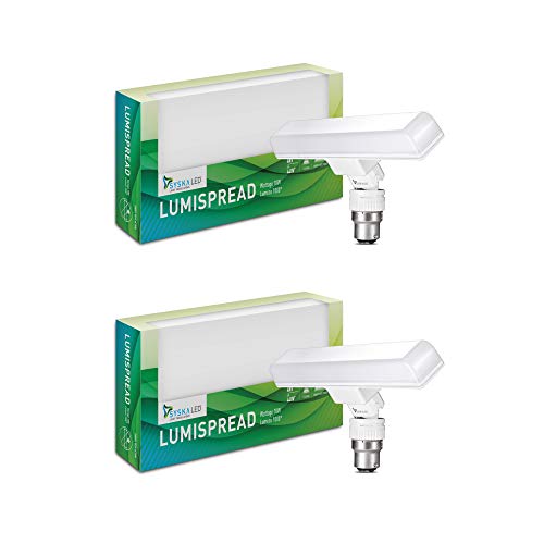 Syska B22 7-Watt LED Bulb (Pack of 3, Cool Day Light)
