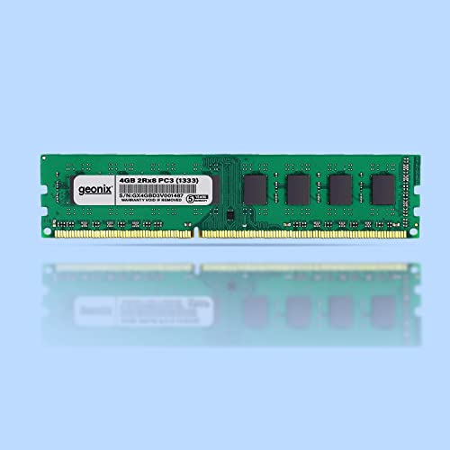 Geonix Desktop RAM, 4 GB DDR3, Frequency-1333 Mhz, (8×2) IC, 240 Pin, 5 Years Warranty