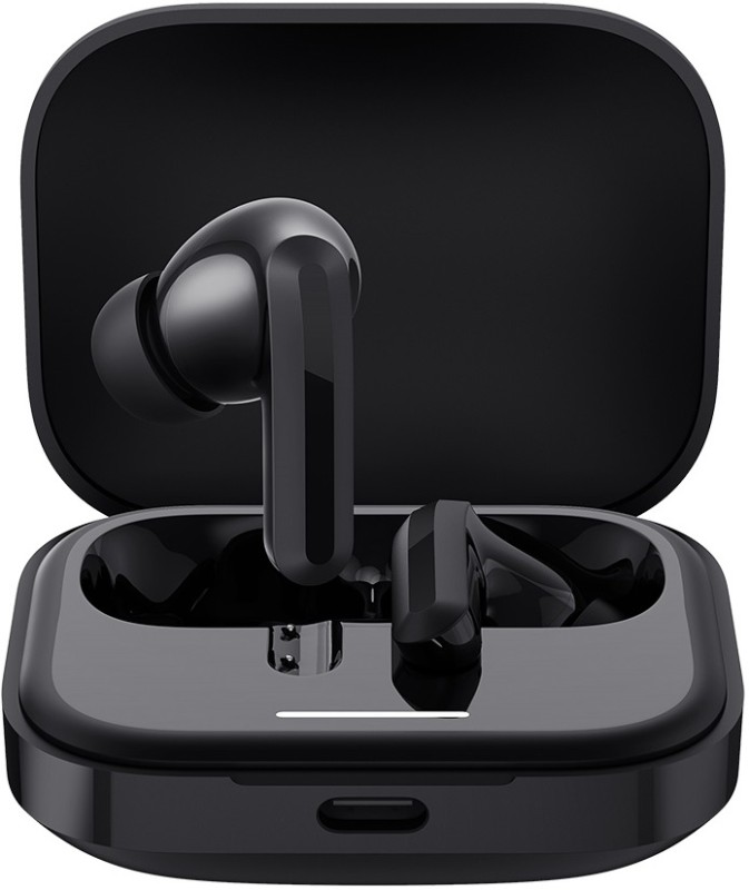 REDMI Buds 5 with 46dB Hybrid Active Noise Cancellation, Dual-Mic AI Call Enhancement Bluetooth Headset(Fusion Black, True Wireless)