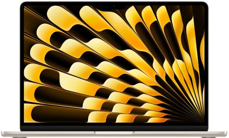 Apple MacBook Air Apple M3 – (8 GB/256 GB SSD/macOS Sonoma) MRXT3HN/A(13 Inch, Starlight, 1.24 Kg)