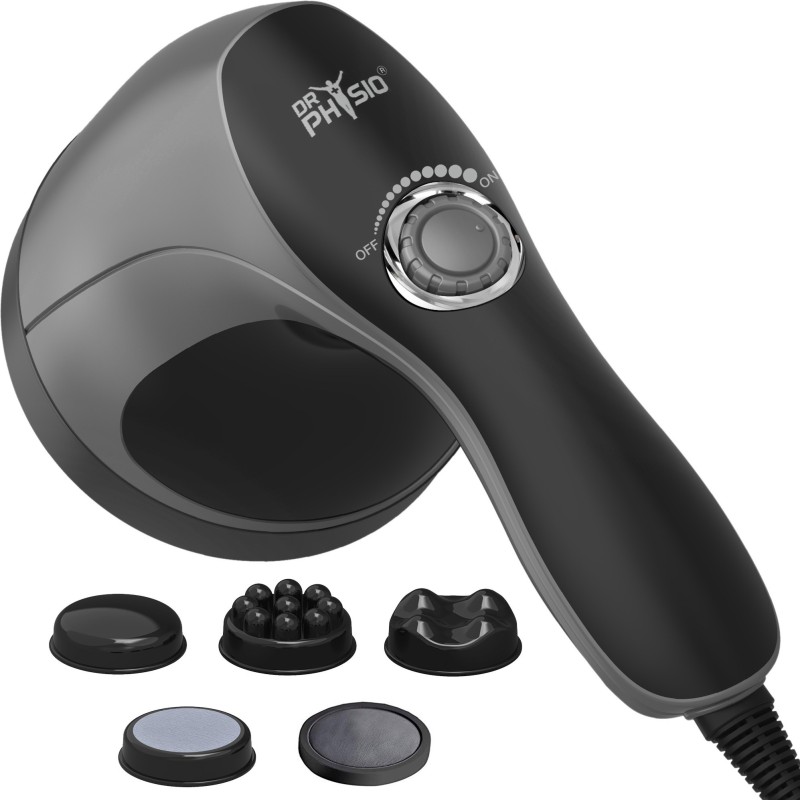 DR PHYSIO (USA) 1021 Full Body Pains Relief Massager Machine Massage Machine Electric Massagers Back Legs Foot Calf Neck Shoulder Head With Vibration For Men and Women Massager(Grey)