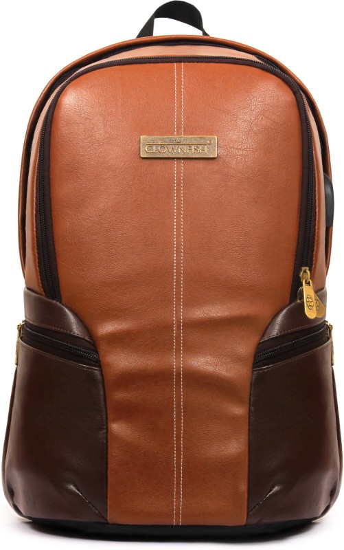 The CLOWNFISH Mark XXIX Extremis 27 L Laptop Backpack(Brown)