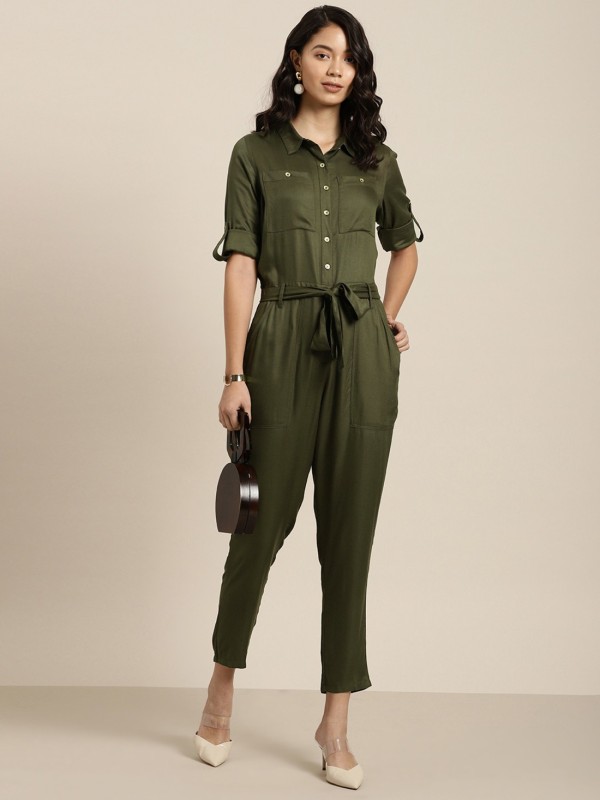 her by invictus Solid Women Jumpsuit
