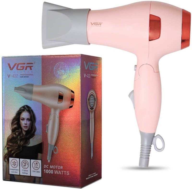 VGR V-432 Hair Dryer(1000 W, Pink)